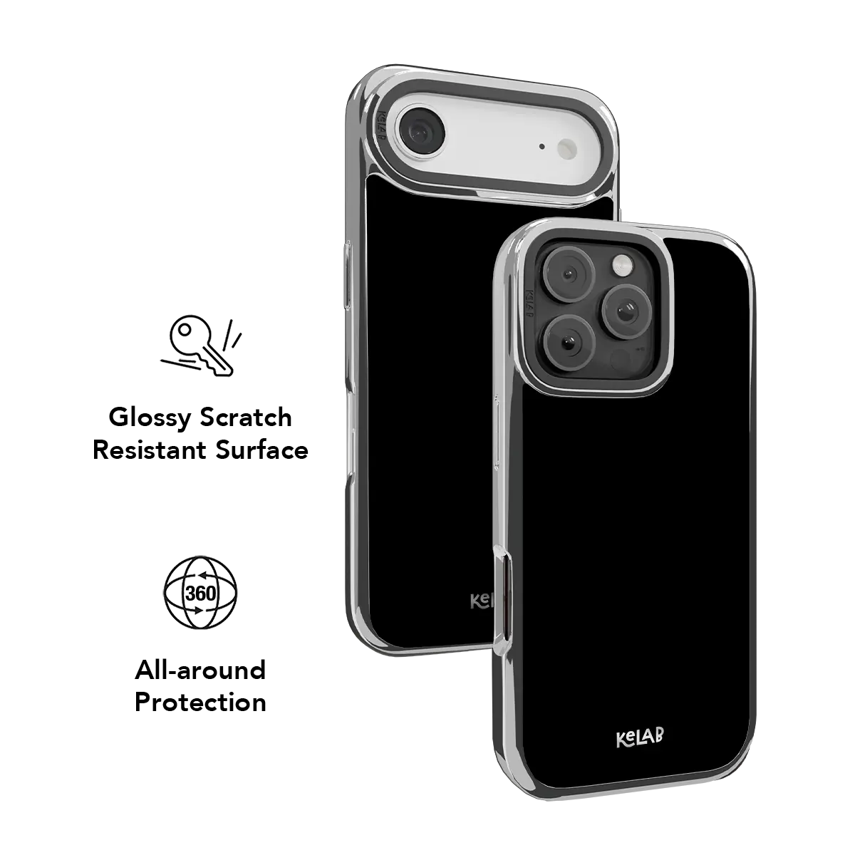 Solid Black iPhone Case